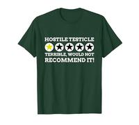 Radical Inguinal Orchiectomy Testicle T-Shirt, Men, Dark Green, 3X-Large