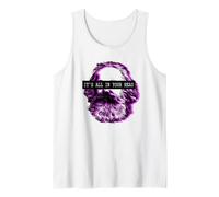 Radical Leftist Marx Glitch Tank Top