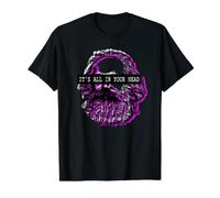 Radical Leftist Marx Glitch Value Graphic T-Shirt, Men, Black, L