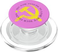 Radical Leftist Pro Socialism Marxism Socialist Karl Marx PopSockets PopGrip for MagSafe