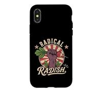 Radical Radish Funny Gardening Retro Backyard Farming Case for iPhone X/XS