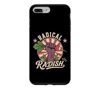 Radical Radish Funny Vegan Retro Plant Based Vegetarian Case for iPhone 7 Plus/8 Plus