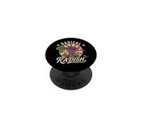 Radical Radish Funny Vegan Retro Plant Based Vegetarian PopSockets Adhesive PopGrip
