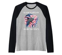 Radicalized by Basic Decency Flag Pro Democracy Anti Fascism Raglan Baseball Tee
