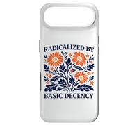 Radicalized By Basic Decency Floral Political Protest Case for iPhone Air
