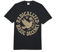 Radicalized by Basic Decency Freedom Dove Peace Women Comfort Colors Adult Heavyweight T-Shirt