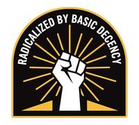 Radicalized By Basic Decency Funny Morale Tactical Patch Anti-Racist, Social Justice Human Rights, Embroidered Velcro Patches 3 Inches for Tactical Gear Backpack Hat Vest Dog Harness Gifts for Mom Dad