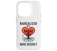 Radicalized By Basic Decency Heart Tree Statement Case for iPhone 14 Pro