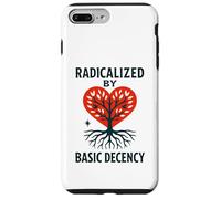 Radicalized By Basic Decency Heart Tree Statement Case for iPhone 7 Plus/8 Plus