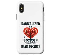 Radicalized By Basic Decency Heart Tree Statement Case for iPhone X/XS