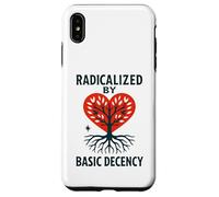 Radicalized By Basic Decency Heart Tree Statement Case for iPhone XS Max