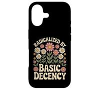 Radicalized by Basic Decency Retro Wild Floral Women Case for iPhone 17
