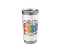 Radicalized By Basic Decency Social Justice Stainless Steel Insulated Tumbler