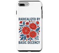 Radicalized By Basic Decency Vintage Art Floral Case for iPhone 7 Plus/8 Plus
