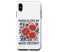 Radicalized By Basic Decency Vintage Art Floral Case for iPhone XS Max