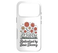 Radicalized by Basic Decency Wild Flowers Retro Women Case for iPhone 17 Pro