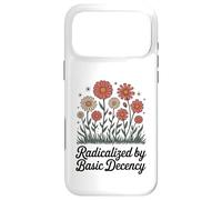 Radicalized by Basic Decency Wild Flowers Retro Women Case for iPhone 17 Pro Max