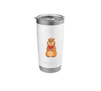 Radically Unbothered Capybara Funny Chaos Meme Lover Stainless Steel Insulated Tumbler
