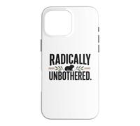 Radically Unbothered Capybara Meme Funny Calm Rodent Case for iPhone 16 Pro Max