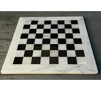 RADICALn 15 Inches Handmade Marble White and Black Chess Board
