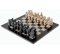 RADICALn 15 Inches orignal handmade Black and Coral Antique Full marble Chess Game Set - Tournament Chess Sets - Two Players Staunton Table Chess Board Game Set