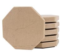 Radicaln Marble Coasters Set of 6 Handmade 3.5" Inch Verona Star Coasters for Drinks, Ideal Stone Coasters for Kitchen, Dining, and Living Room Decor