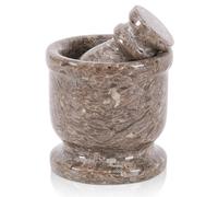 Radicaln Marble Mortar and Pestle Set Oceanic 2.5" Inches Handmade Spice Grinder & Garlic Crusher for Kitchen Mortar and Pestle Set Small Herb Grinder