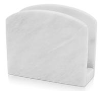 Radicaln Marble Napkin Holder 5.5" Inch White Handmade Dining Table Napkins Holder - Simple Modern Home & Kitchen Paper Towel Holder Countertop For Home Decor