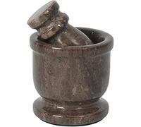 Radicaln marble Oceanic Mortar and Pestle Set - Palm Size 2.5" Portable Handmade Mortar and Pestle | Small Mortar and Pestle for Altar Supplies for Grinding and Seasoning Spices