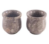 Radicaln Marble Shot Glasses Oceanic 2'' Inches Handmade Beer Glasses Drinking Kitchen Set - Vodka Glasses, Juice Glasses, Martini Glasses, Shot Glasses for Bar Set