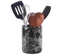 Radicaln Marble Utensil Holder 6.5" Inches Black Handmade Utensil Set For Kitchen Accessories Modern Utensil Set, Kitchen Utensils & Spoon Holder