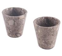 Radicaln Oceanic Marble Shot Glasses 2'' Inch Handmade Glasses for Coffee Bar Accessories - Whiskey Glasses, Tequila Glasses, Cocktail Glasses, Beer Glasses Bar Set