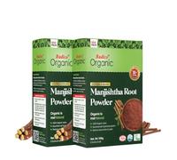 Radico ORGANIC MANJISTHA 100% Natural Organic Organic Vegan Hair Growth, Anti-Hair Loss, Anti-Dandruff, Care, Volume, Soothing, Nourishing Strengthening Powder Hair Mask and Shampoo with ECOCERT 200g