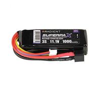 Radient 1000mAh 3S 11.1v 30C RC LiPo Battery w/Deans (HCT) Connector Plug