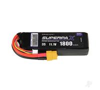 Radient 1800mAh 3S 11.1v 30C RC LiPo Battery w/XT60 Connector Plug