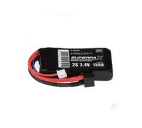 Radient 2S 1350mAh 7.4V 30C LiPo Battery Deans HCT Connector RDNB13502S30H
