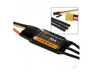 Radient 30A G2 Brushless ESC SBEC 2-4 Cell LiPo Fixed-Wing Aircraft RDNE3024