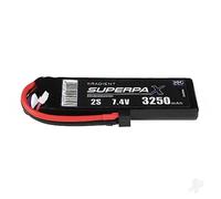 Radient 3250mAh 2S 7.4v 30C RC LiPo Battery w/Deans (HCT) Connector Plug