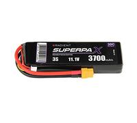 Radient 3700mAh 3S 11.1v 30C RC LiPo Battery w/ XT60 Connector Plug