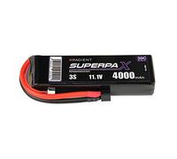 Radient 4000mAh 3S 11.1v 30C RC LiPo Battery w/Deans (HCT) Connector Plug