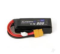 Radient 800mAh 3S 11.1V 30C RC LiPo Battery w/XT60 Connector Plug