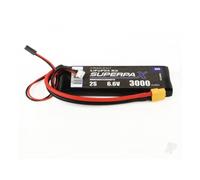 Radient LiFe 2S 6.6V 3000mAh 30C XT60 Receiver Battery Black RDNB30002S30CRXFTB