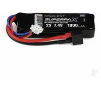 Radient LiPo 2S 1000mAh 7.4V 30C Battery Deans Connector RDNB10002S30H