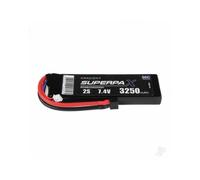 Radient LiPo 2S 3250mAh 7.4V 50C Deans HCT RC Battery Pack RDNB32502S50H