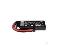 Radient LiPo 2S 5000mAh 7.4V 50C RC Battery Deans RDNB50002S50H