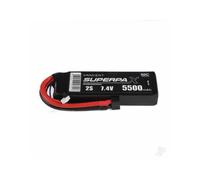 Radient LiPo 2S 5500mAh 7.4V 50C RC Battery Deans Connector RDNB55002S50H