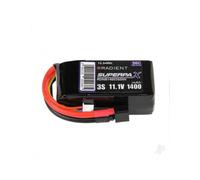 Radient LiPo 3S 1400mAh 11.1V 50C Deans HCT RC Battery RDNB14003S50H