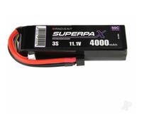 Radient LiPo 3S 4000mAh 11.1V 50C Battery Deans HCT RDNB40003S50H