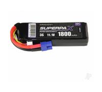 Radient LiPo Battery 3S 1800mAh 11.1V 30C EC3 Soft Case RDNB18003S30EC3