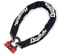 RADIKAL RK48150 Premium Motorcycle Chain Lock + Mini U RK75 Lock Disc Lock, SRA Approved, ø13.5mm/0.53in, Robust Versatile Anti Theft for Motorcycle, Scooter, Bicycle, Anchor, Parking, 150cm Long